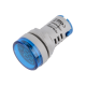 Indicador voltm&eacute;trico LED AD16-22DSV 22 mm Azul AC 20-500V com tubo digital grande - Thumb - 1