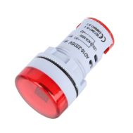 Indicador volt&iacute;metro LED vermelho AC 20-500 V 22 mm AD16-22DSV com pequeno tubo digital