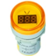 Volt&iacute;metro indicador LED amarelo AC 20-500 V 22 mm AD16-22DSV com pequeno tubo digital - Thumb - 1