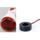 Amper&iacute;metro indicador LED vermelho 0 a 100 A 22 mm AD16-22DSA com transformador - Thumb - 1