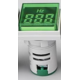 Indicador LED verde 22 mm AD16-22DSHZ, medidor de frequ&ecirc;ncia 20 a 75 Hz com cobertura quadrada - Thumb - 1