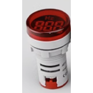 Indicador luminoso LED redondo 22 mm vermelho 20 a 75 Hz AD16-22DSHZ