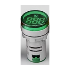 Indicador LED verde 22 mm AD16-22DSHZ 20 a 75 Hz redondo