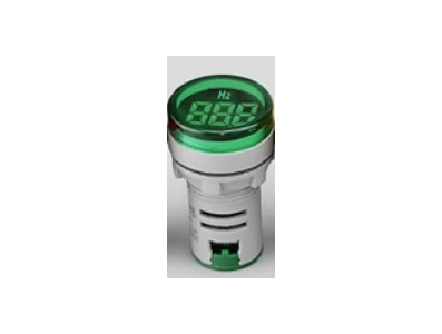 Indicador LED verde 22 mm AD16-22DSHZ 20 a 75 Hz redondo - Imagem 1