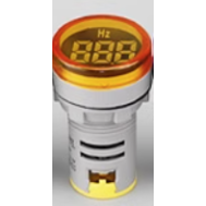 Indicador de frequ&ecirc;ncia LED amarelo 22 mm (20-75 Hz) AD16-22DSHZ