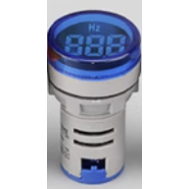 Indicador LED circular azul 22 mm AD16-22DSHZ, faixa de 20-75 Hz