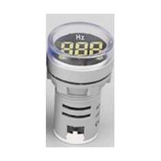 Indicador LED redondo branco 22 mm AD16-22DSHZ 20&ndash;75 Hz