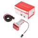Indicador LED vermelho 22 mm AD16-22FVA (AD16-22VAM) cobertura quadrada dupla indica&ccedil;&atilde;o de tens&atilde;o AC 50 a 500 V e corrente 0 a 1 - Thumb - 1
