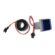 Sinaleiro indicador LED azul 22 mm AD16-22FVA (AD16-22VAM) cobertura quadrada display duplo tens&atilde;o AC 50&ndash;500 V e corrente 0&ndash;100  - Thumb - 7