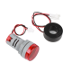 Indicador LED vermelho 22 mm AC 50-500 V 0-100 A AD16-22FVA (AD16-22VAM) redondo medidor de Hertz com transformador - Thumb - 1