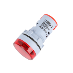 Indicador de Temperatura LED Redondo 22 mm Vermelho -20 a 199 &deg;C AD16-22TM (AD101-22TM)