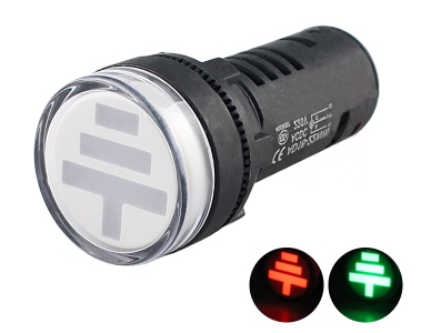 Sinaleiro LED de Posi&ccedil;&atilde;o de Aterramento AC220V AD16-22W/N - Imagem 1