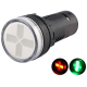 Indicador de posi&ccedil;&atilde;o LED AD16-22W/N AC/DC 24V para chave-faca isoladora - Thumb - 1