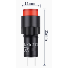 Sinaleiro Indicador LED NXD-211 Vermelho AC/DC 36V Pequeno