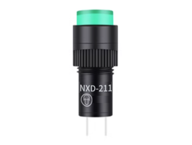 Sinaleiro LED Verde NXD-211 AC/DC 36V Pequeno - Imagem 1