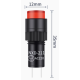 Sinaleiro indicador LED vermelho AC 220V NXD-211 compacto - Thumb - 1
