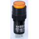 Sinaleiro indicador LED amarelo NXD-212 12V AC/DC pequeno - Thumb - 1