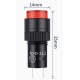 Indicador luminoso LED vermelho NXD-212 AC/DC 36V pequeno - Thumb - 1