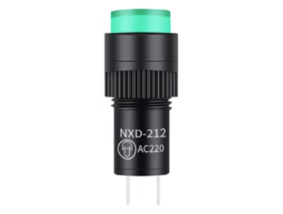 Sinaleiro Indicador LED Verde AC 220V NXD-212 Pequeno - Imagem 1