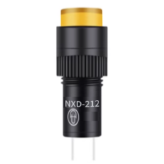 Sinaleiro LED amarelo compacto AC 220V NXD-212