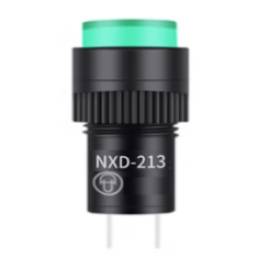 Sinaleiro Indicador LED Verde NXD-213 36V AC/DC Pequeno