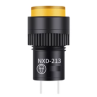 Sinaleiro Indicador LED Amarelo NXD-213 AC/DC 36V Pequeno