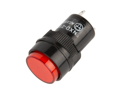 Sinaleiro LED pequeno vermelho NXD-213 AC 220V - Imagem 1