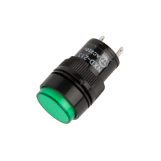 Sinaleiro Indicador LED Verde AC 220V NXD-213, Pequeno