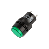 Sinaleiro Indicador LED Verde AC 220V NXD-213, Pequeno