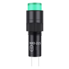 Sinaleiro Indicador LED Verde NXD-215 AC/DC 24V Pequeno