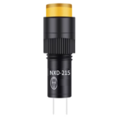 Sinaleiro LED amarelo 24V AC/DC NXD-215 pequeno