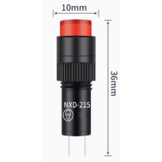 Indicador LED vermelho NXD-215 AC/DC 36V pequeno