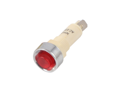 Sinaleiro indicador LED vermelho NHC pequeno AC/DC 24V - Imagem 1