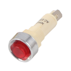 Sinaleiro LED vermelho AC 220V NHC pequeno
