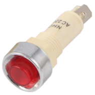 Sinaleiro LED vermelho AC 220V NHC pequeno