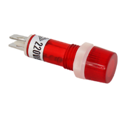 Sinaleiro LED vermelho 10 mm AC 220V XD10-3