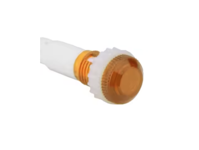 Sinaleiro Indicador LED Amarelo XD10-6 10 mm DC12-24V com Cabo 20 cm - Imagem 1