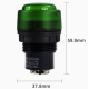 Sinaleiro indicador verde 30 mm AC/DC 24-36 V BD0803 antideflagrante anticorrosivo - Thumb - 1