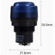 Indicador luminoso azul BD0803 30 mm AC/DC 24-36 V &agrave; prova de explos&atilde;o e anticorrosivo - Thumb - 1