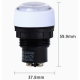 Sinaleiro indicador branco 30 mm AC/DC 24-36V BD0803 antideflagrante anticorrosivo - Thumb - 1