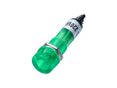 Indicador LED Verde 10 mm AC 220 V XD10-3 - Imagem 1