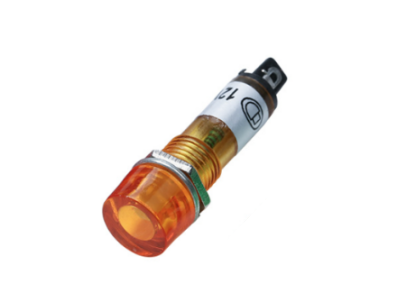 Sinaleiro LED amarelo 10 mm AC 220V XD10-3 - Imagem 1