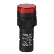 Sinaleiro Indicador LED Vermelho 16 mm 12 V AC/DC modelo AD16-16C