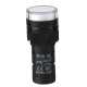 Sinaleiro indicador LED branco AD16-16C 16 mm AC/DC 12 V - Thumb - 1