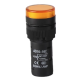 Sinaleiro indicador LED amarelo 16 mm AC 380V AD16-16C - Thumb - 1