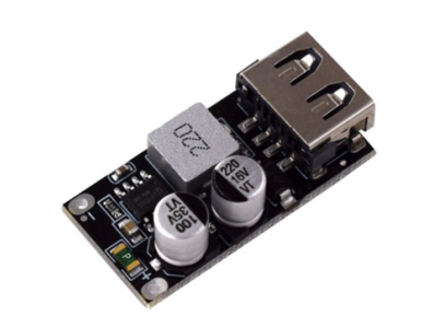 M&oacute;dulo Buck DC 12V a 24V para QC3.0 Quick Charge, sa&iacute;da USB &uacute;nica, suporte Apple e Huawei FCP - Imagem 7