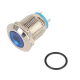 Sinaleiro LED met&aacute;lico azul 12 mm 3-9 V - Thumb - 1