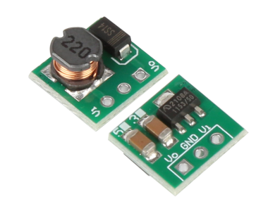 M&oacute;dulo conversor elevador DC para DC de 1,5 V, 1,8 V, 2,5 V, 3 V, 3,3 V, 3,7 V e 4,2 V para 5 V compat&iacute;vel com Arduino - Imagem 7