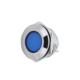 Indicador LED met&aacute;lico azul 12 mm 220 V - Thumb - 1