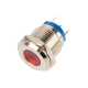 Sinaleiro Indicador LED Vermelho 16 mm Metal 3-9 V - Thumb - 1